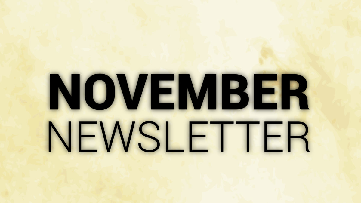 November Newsletter – PEAKGF