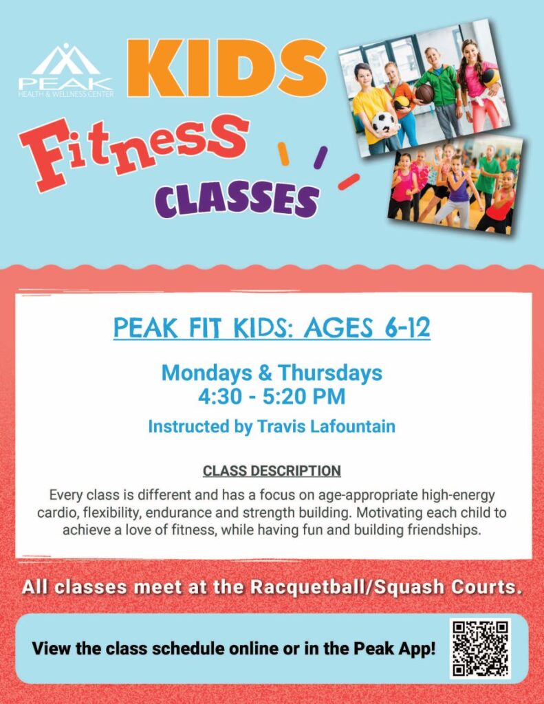 Kids Fitness Classes Flyer Jan 2025 small